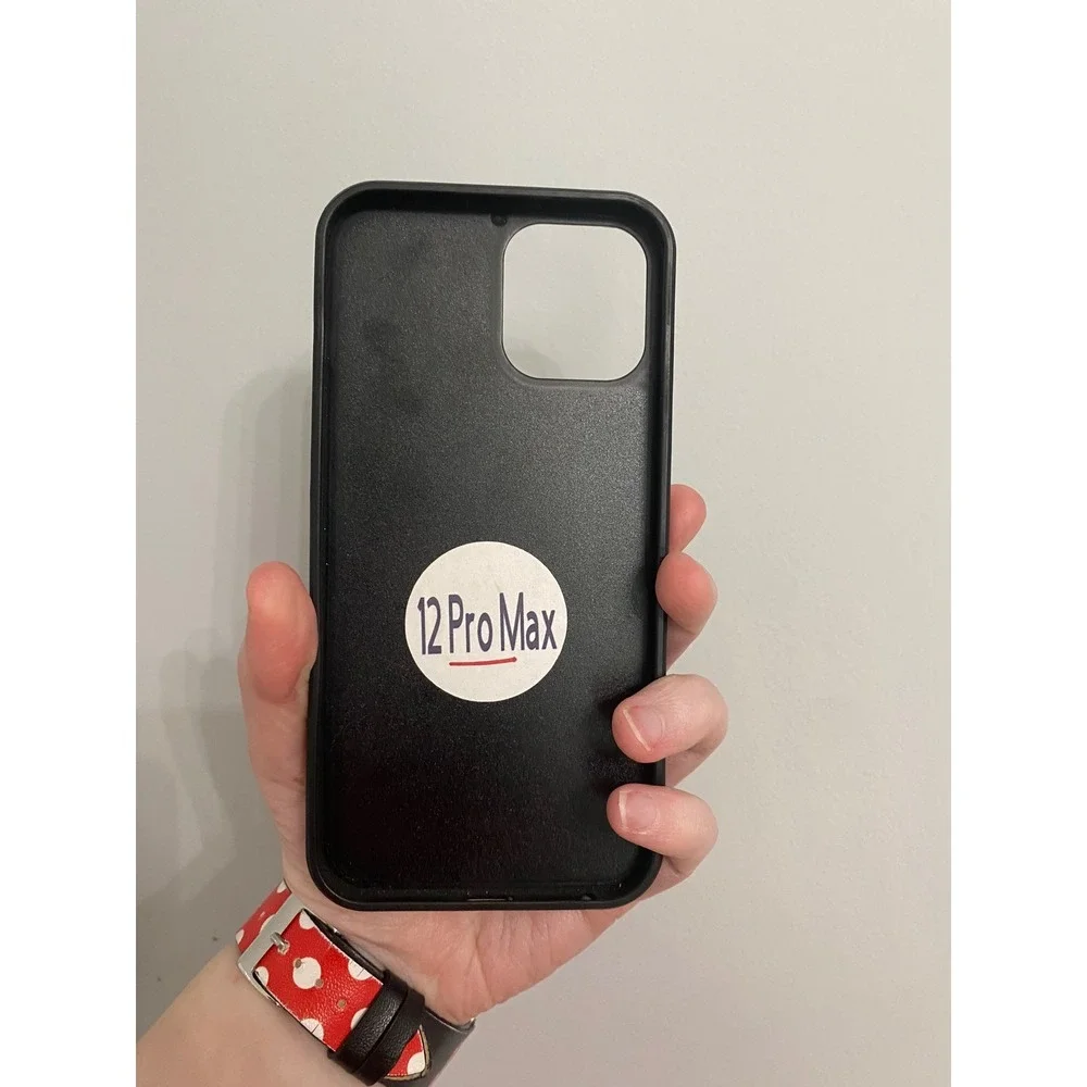 iPhone 12 Pro Max Case Womens White Baseball Mom Life Messy Bun Graphic Cover